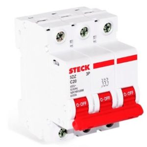 INTERRUPTOR TERMOMAGNETICO 3×20. STECK