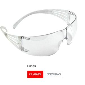 LENTES SECUREFIT SF201AF 3M