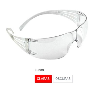 LENTES SECUREFIT SF201AF 3M