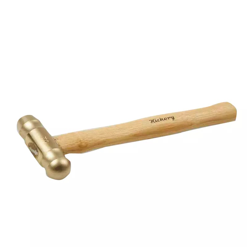 Martillo de Bola Bronce Antichispa mango Hickory