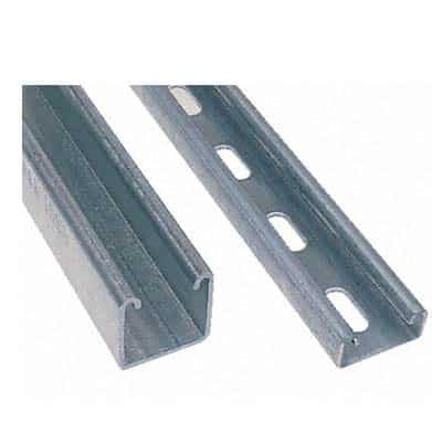 RIEL UNISTRUT RANURADO ALTO DE 3MTS